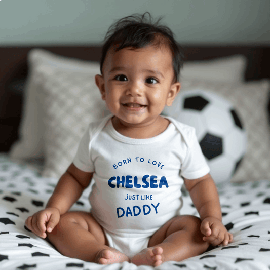 Baby Born to Love Chelsea Romper | Tiny Blues One-Piece - Future Stamford Bridge Superstar