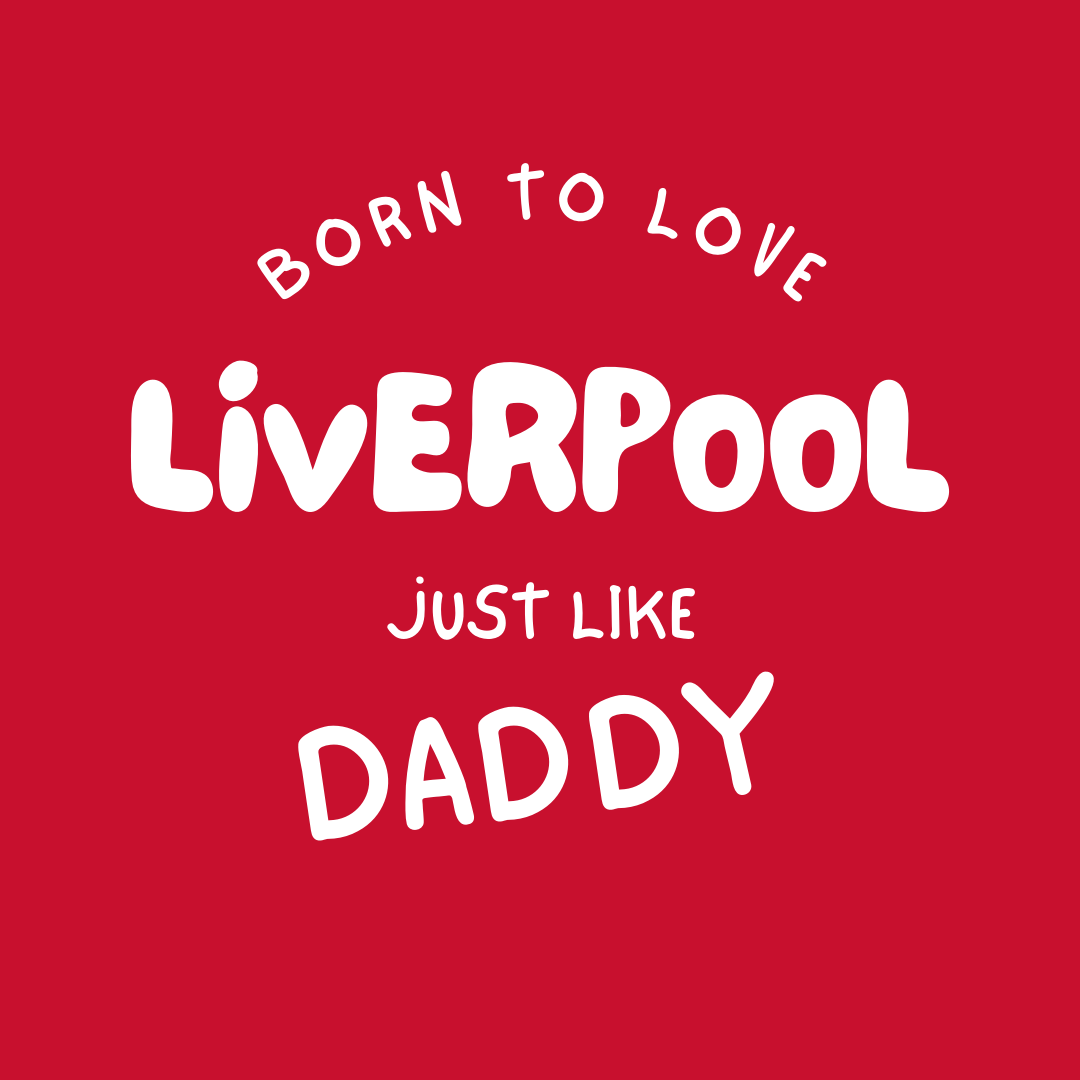 Liverpool FC Baby Romper | Born to Love Liverpool - Red DNA Bodysuit