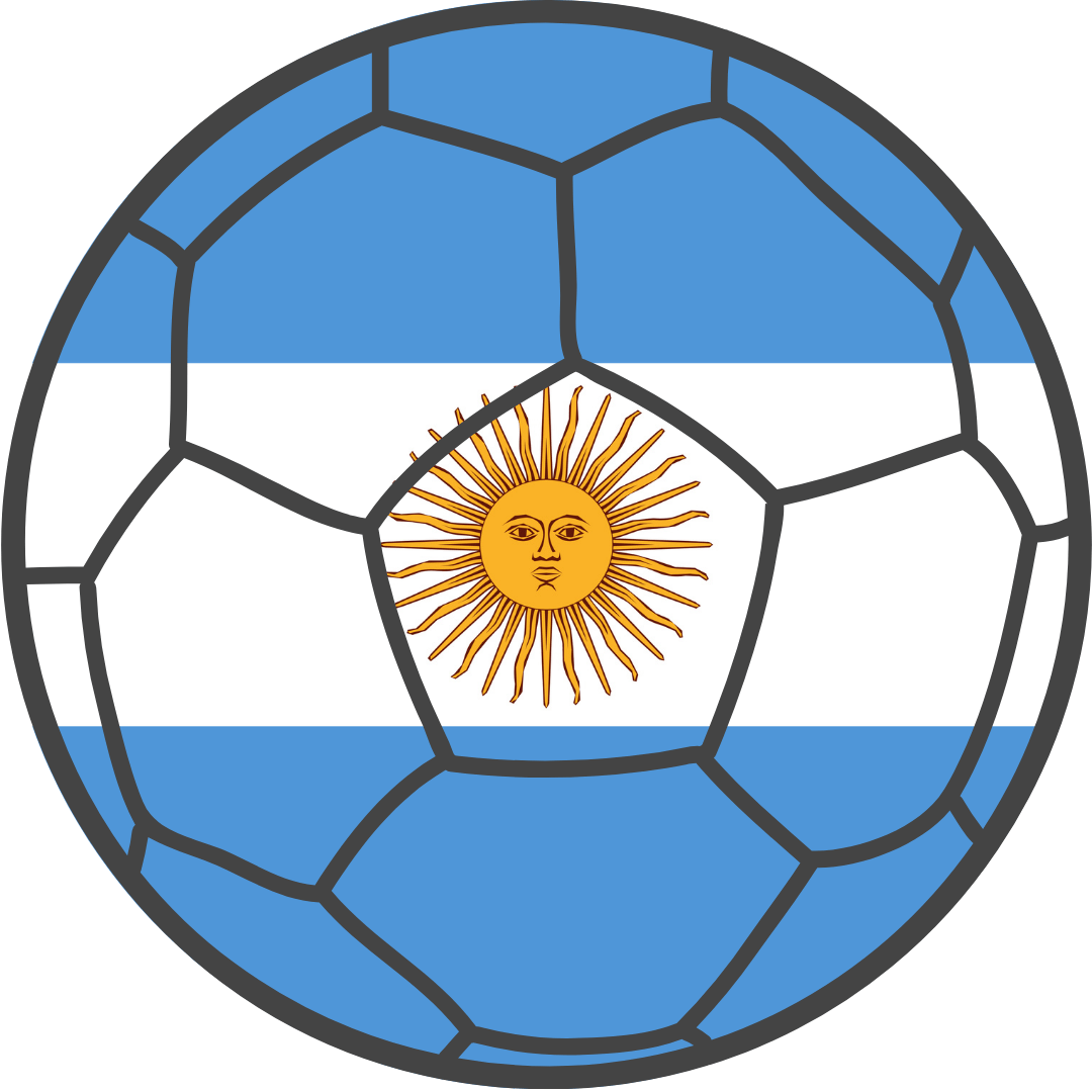 Argentina Football Flag Kids T-Shirt | Classic Crew for Fans