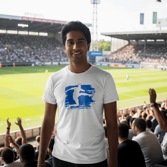 Volleyball Men's T-Shirt | Paint Silhouette Volley Design