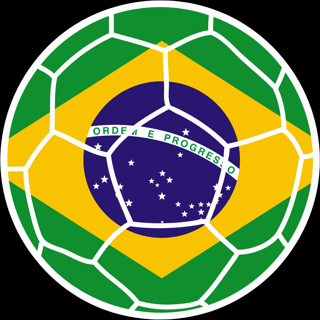Brazil Football Flag Kids T-Shirt | Classic Crew for Fans