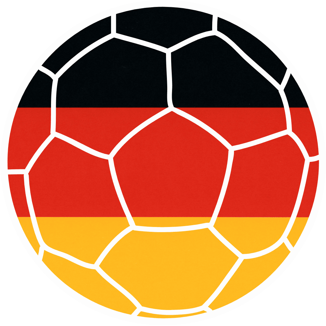 Germany Football Flag Mens T-Shirt | Classic Crew for Supporters