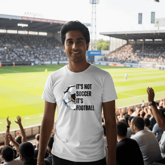 It's Not Soccer! Men's T-Shirt | Classic Crew for True Football Fans