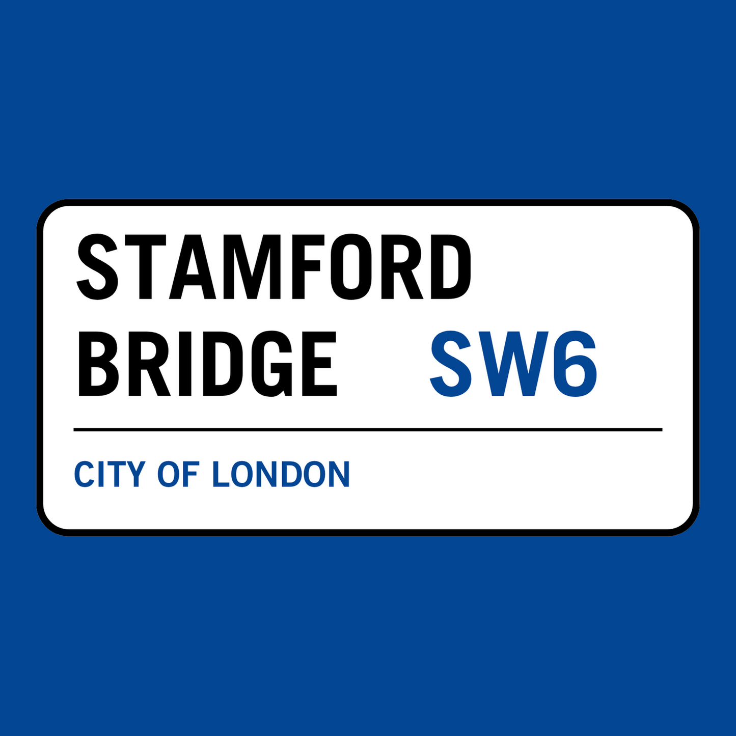 Stamford Bridge T-Shirt - Chelsea Men's Classic Crew Tee