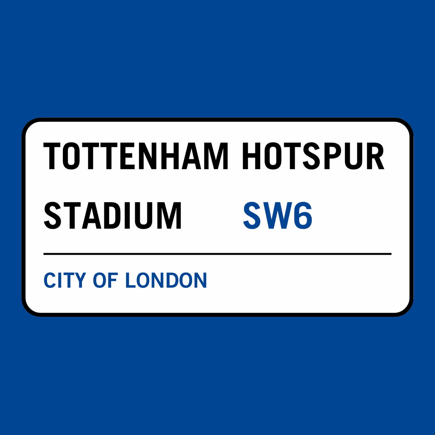 Tottenham stadium t-shirt close up Spurs logo detail