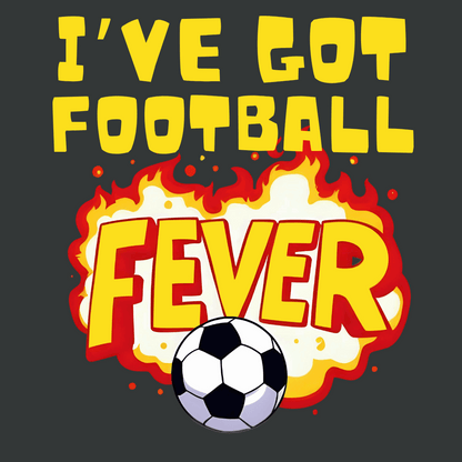 Football Fever Men's T-Shirt | Classic Crew for Passionate Fans