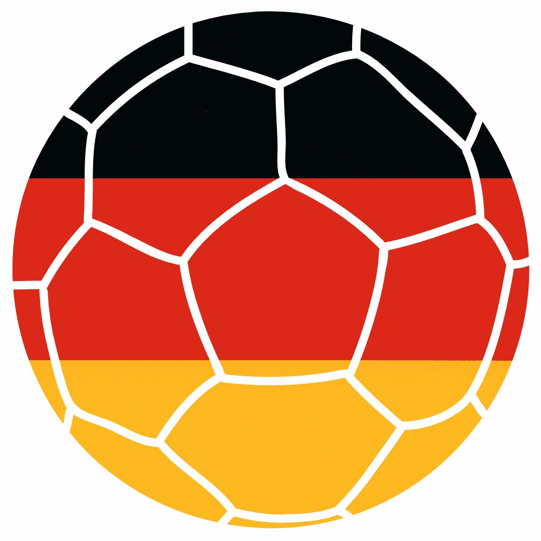 Germany Football Flag Mens T-Shirt | Classic Crew for Supporters