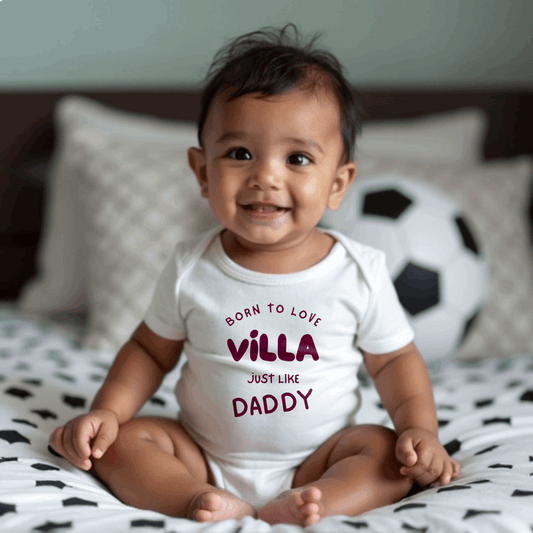 Born to Love Villa Baby Romper | Tiny Villans Bodysuit - Future Villa Park Star