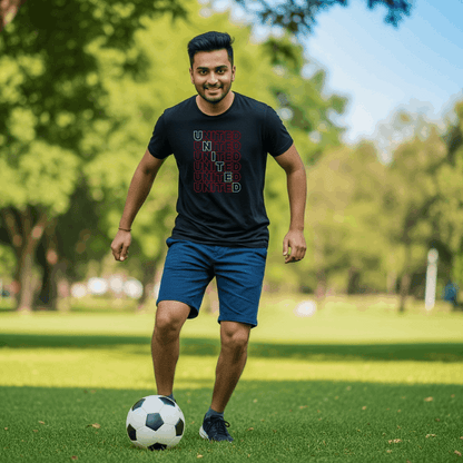 Manchester United Men's T-Shirt | Glory Glory Man Utd - Classic Crew for Old Trafford Legends