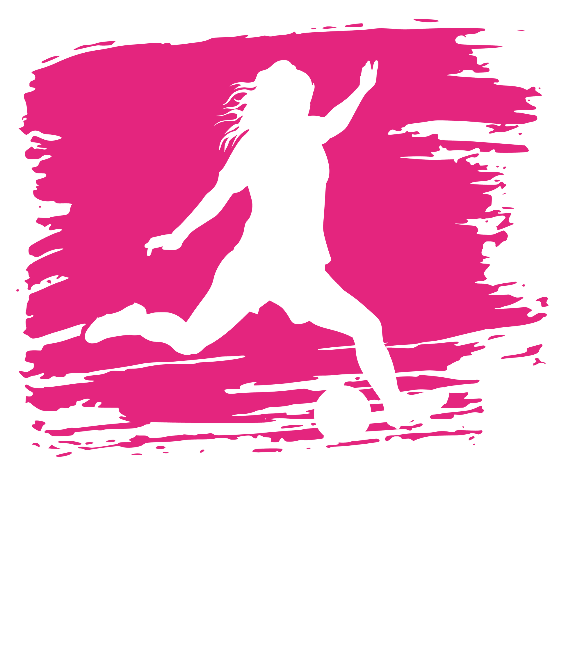 Football girl's t-shirt shooting logo - Dynamic silhouette art