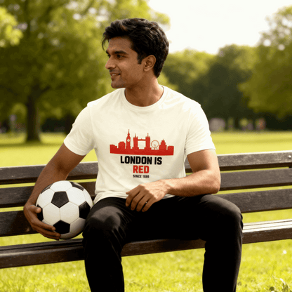 Arsenal London T-Shirt - London Is Red | Classic Gunners Crew