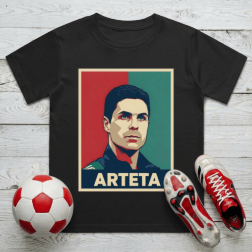 Mikel Arteta Arsenal Boy's T-Shirt | North London's Architect