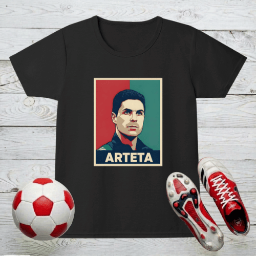 Mikel Arteta Arsenal Girl's T-Shirt | North London's Architect