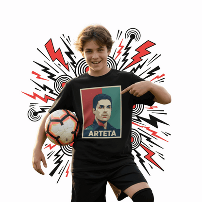 Mikel Arteta Arsenal Boy's T-Shirt | North London's Architect