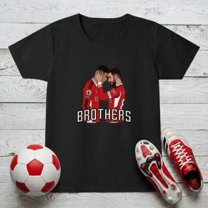 Girls’ Casemiro & Bruno Fernandes T-Shirt – Manchester United Brothers Football Tee