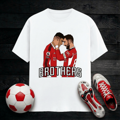 Men’s Casemiro & Bruno Fernandes T-Shirt – Manchester United Brothers Fan Tee