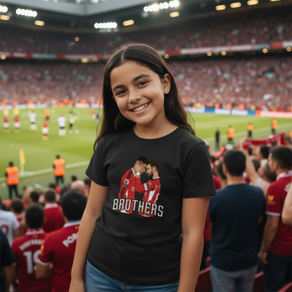 Girls’ Casemiro & Bruno Fernandes T-Shirt – Manchester United Brothers Football Tee