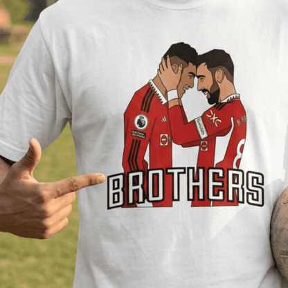 Men’s Casemiro & Bruno Fernandes T-Shirt – Manchester United Brothers Fan Tee