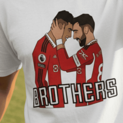 Men’s Casemiro & Bruno Fernandes T-Shirt – Manchester United Brothers Fan Tee