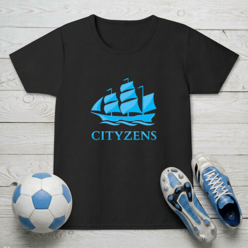 Manchester City Girl's T-Shirt - Crew Neck | Cityzen Kids Official