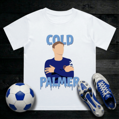 Kids Cold Palmer T-Shirt | Chelsea FC Young Blues Crew - Ice Cold Finisher Legend