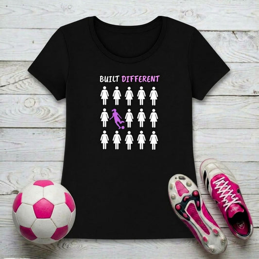 Built Different Women's T-Shirt | Classic Crew for Game Changers