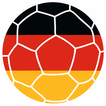Germany Football Flag Kids T-Shirt | Classic Crew for Fans