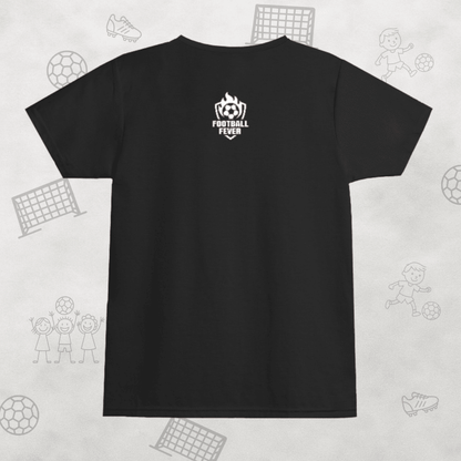 Ekitike Celebration T-Shirt - Premium Cotton Football Tee for Young Girls