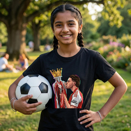 Declan Rice 'Champion's Kiss' - Girl's Arsenal T-shirt