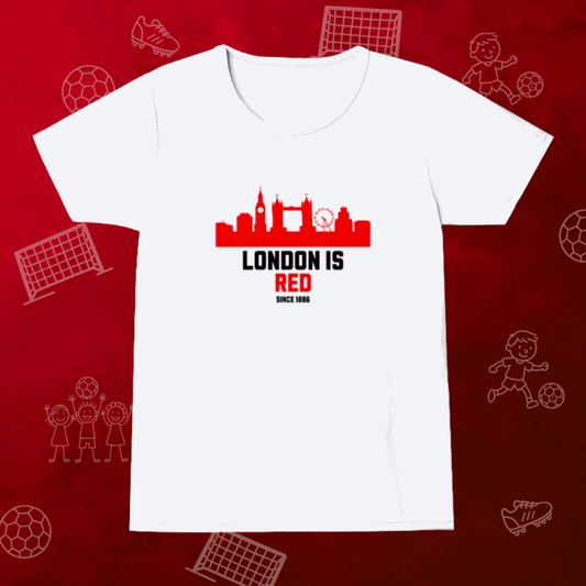 Arsenal Girl's T-Shirt | London is Red