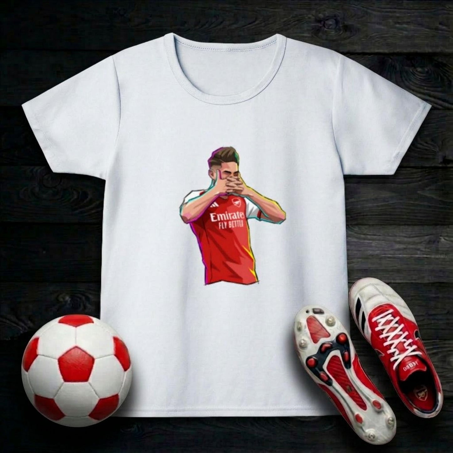 Gyokeres Celebration - Girl's Arsenal T-shirt