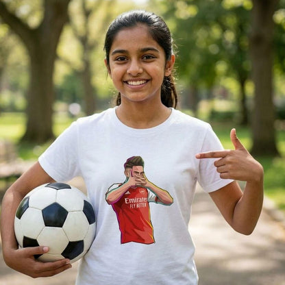 Gyokeres Celebration - Girl's Arsenal T-shirt