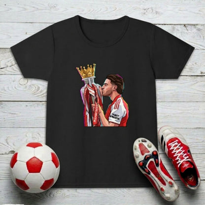 Declan Rice 'Champion's Kiss' - Girl's Arsenal T-shirt