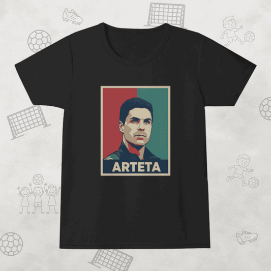 Mikel Arteta Arsenal Girl's T-Shirt | North London's Architect