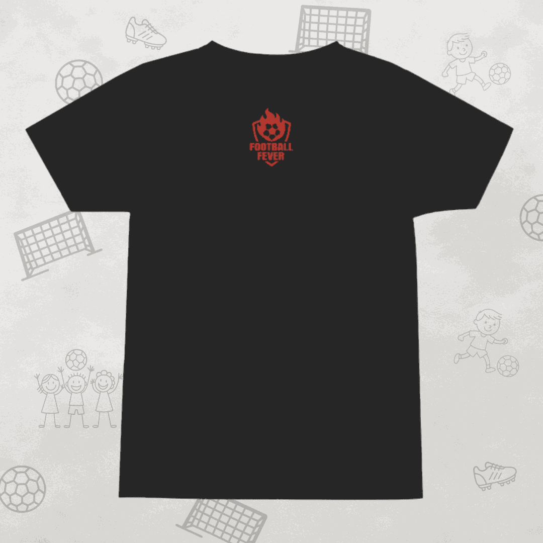 Manchester is Red Man Utd Girl's Crew Neck T-Shirt - Back view