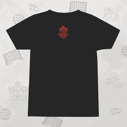 Manchester is Red Man Utd Girl's Crew Neck T-Shirt - Back view