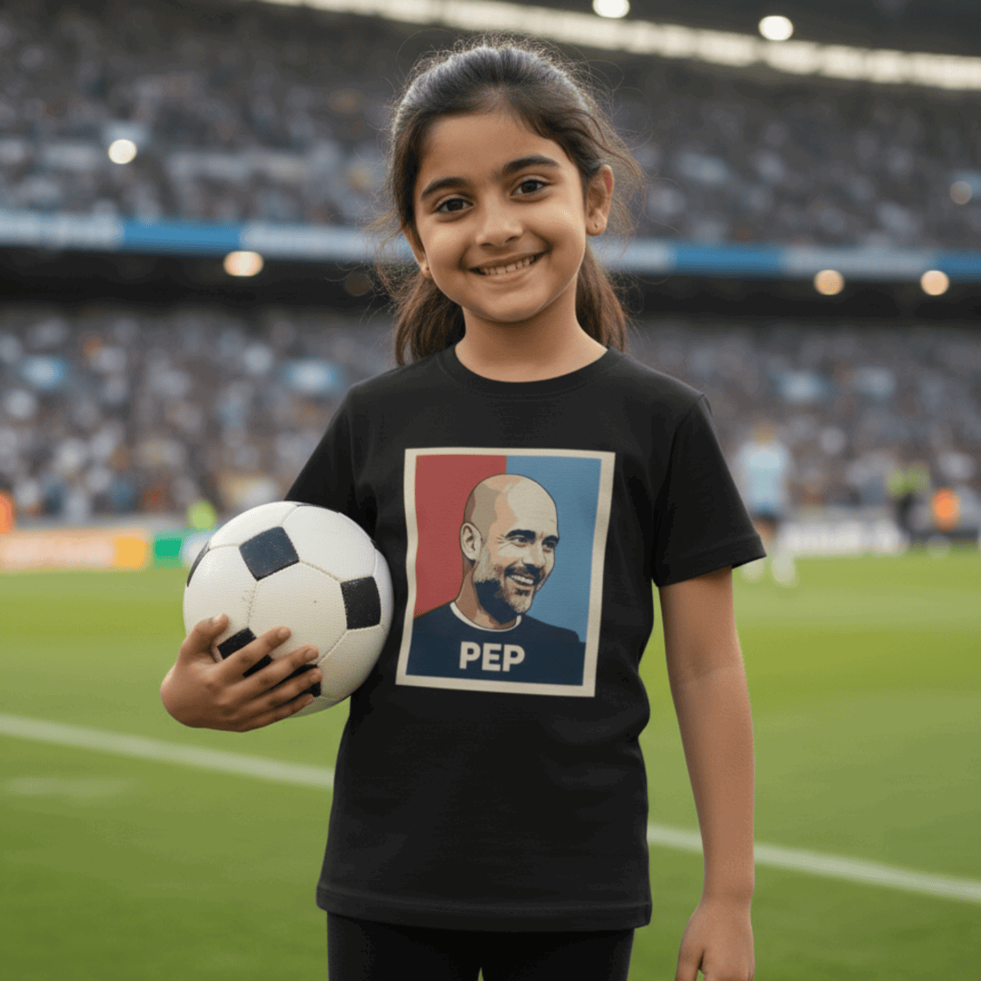 Pep Guardiola Manchester City Girl's T-Shirt | Tactical Genius