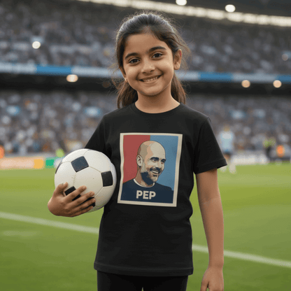 Pep Guardiola Manchester City Girl's T-Shirt | Tactical Genius