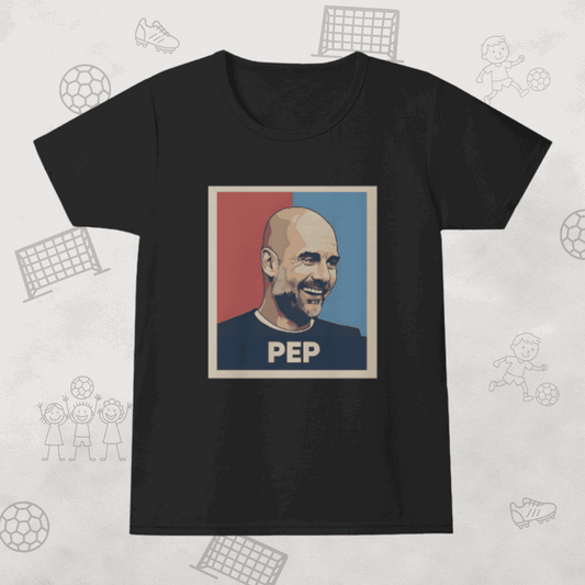 Pep Guardiola Manchester City Girl's T-Shirt | Tactical Genius