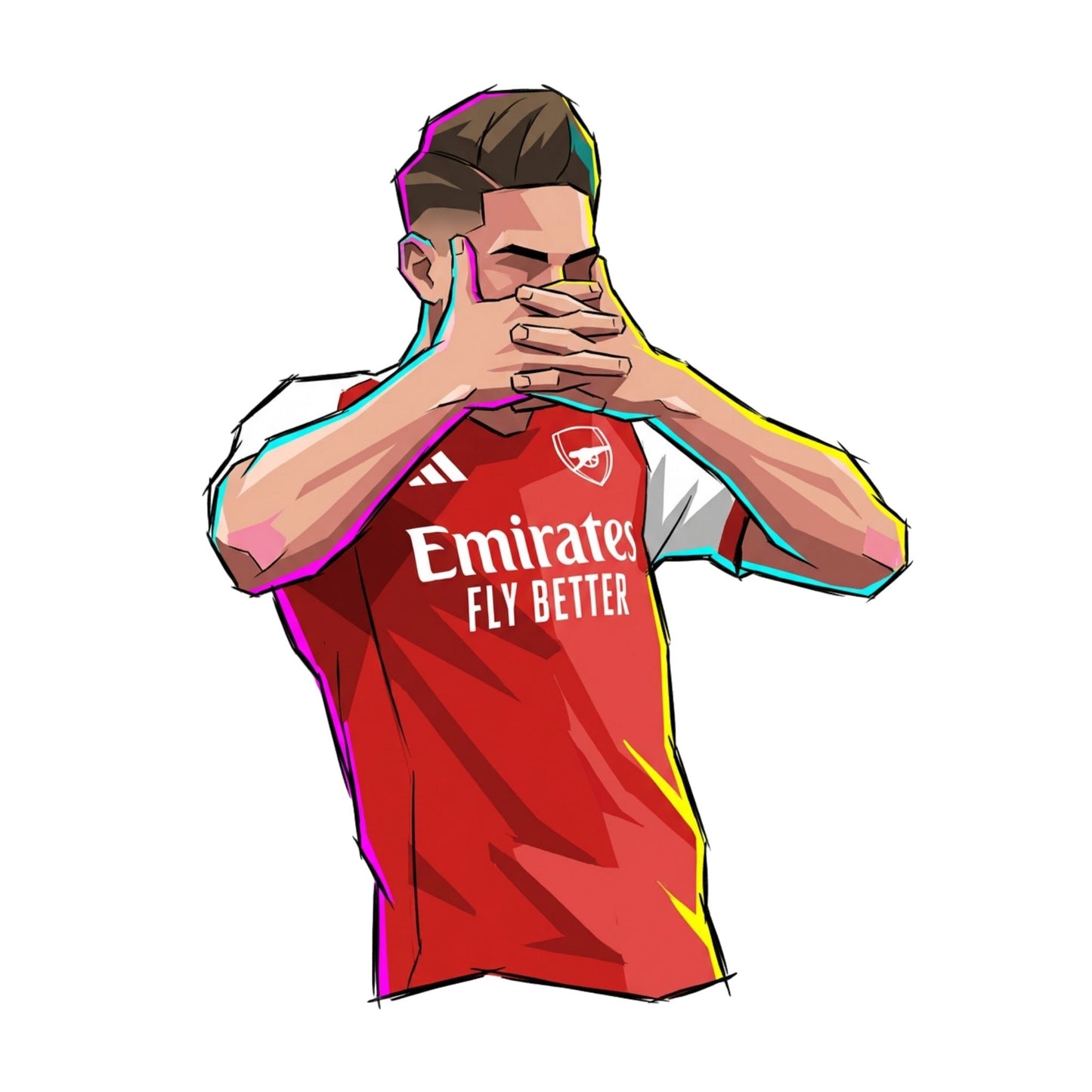 Gyokeres Celebration - Girl's Arsenal T-shirt