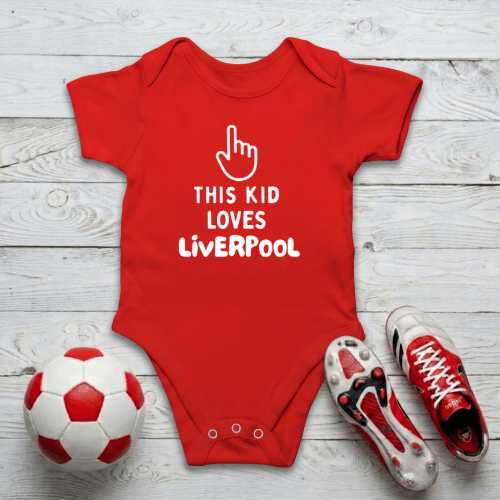 Liverpool FC Baby Romper | This Kid Loves Liverpool - Future Red Legend Bodysuit