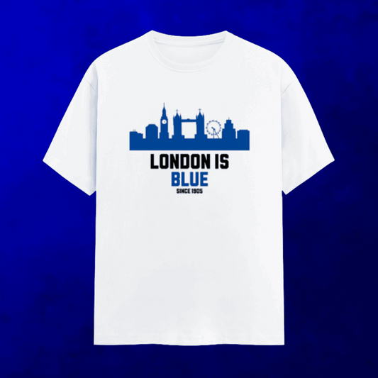 Chelsea London Blue T-shirt - Men's Classic Crew