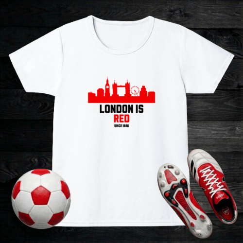 Arsenal Girl's T-Shirt | London is Red