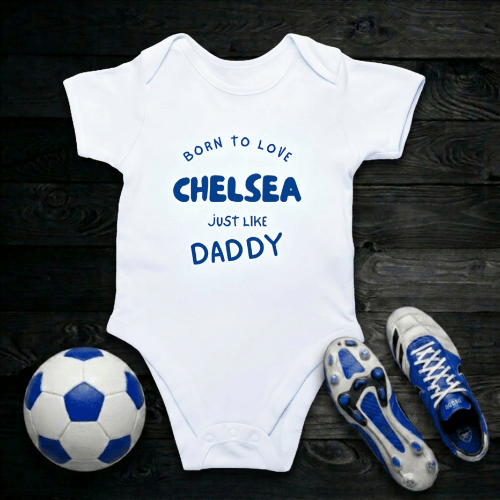 Baby Born to Love Chelsea Romper | Tiny Blues One-Piece - Future Stamford Bridge Superstar
