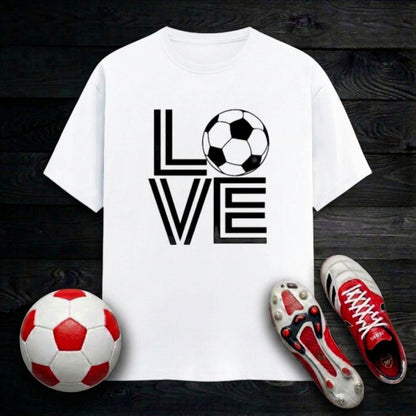 Love Football Men's T-Shirt | Classic Crew for Game Lovers