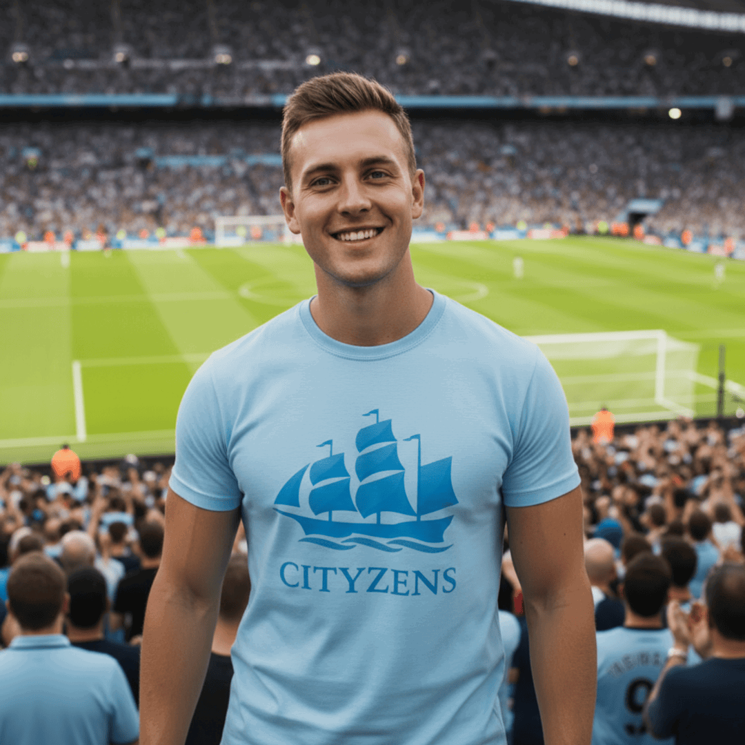 Manchester City T-shirt - Cityzen Men's Classic Crew