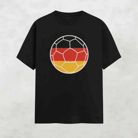Germany Football Flag Mens T-Shirt | Classic Crew for Supporters