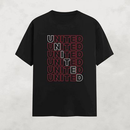 Manchester United Men's T-Shirt | Glory Glory Man Utd - Classic Crew for Old Trafford Legends