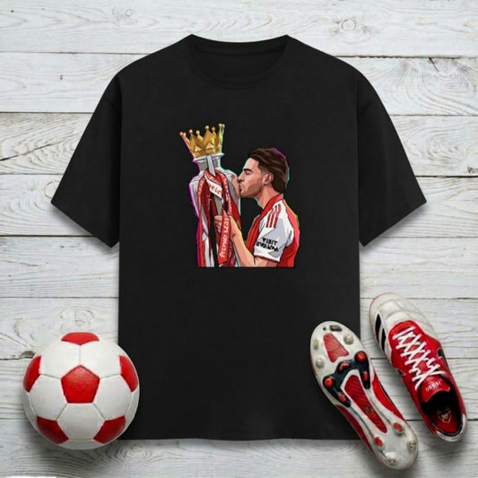 Declan Rice 'Champion's Kiss' - Men's Arsenal T-shirt