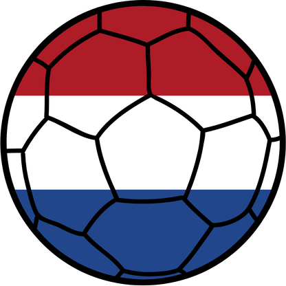 Netherlands Football Flag Kids T-Shirt | Classic Crew for Supporters